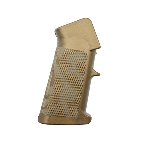 Tiger Rock Inc A2GRIPS-BBR-CAM Tiger Rock Inc. A2GRIPS-BBR-CAM CERAKOTE CAMO| AR-15/10 A2 Style Pistol Grip w/ Screw & Lock Washer| Flat Dark Earth and Burnt Bronze A2GRIPS-BBR-CAM