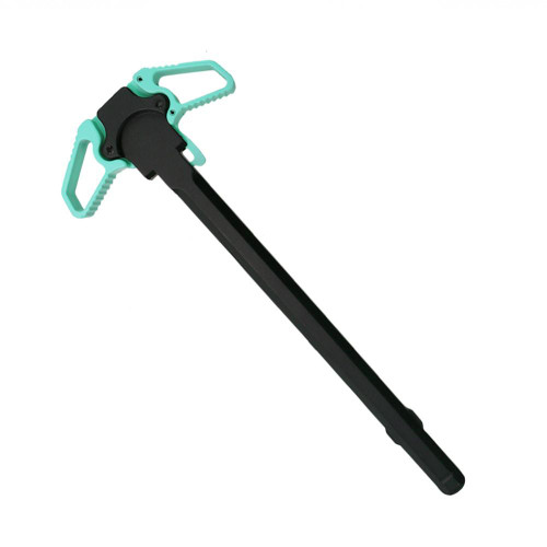 Tiger Rock Inc CH-AMBI-ST-RGB Tiger Rock Inc. CH-AMBI-ST-RGB AR-15 Ambidextrous Charging Handle CERAKOTE ROBINS EGG CH-AMBI-ST-RGB