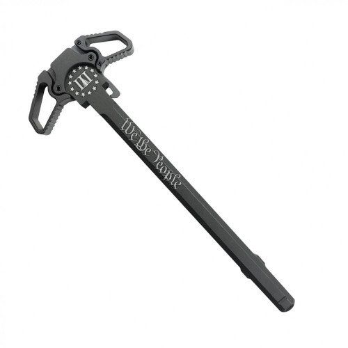 Tiger Rock Inc CH-AMBI-ST-U2 Tiger Rock Inc. CH-AMBI-ST-U2 AR-15 Ambidextrous Charging Handle Engraving WE THE PEOPLE CH-AMBI-ST-U2