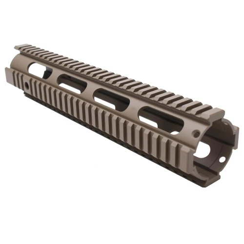 Tiger Rock Inc FAR12-CFDE Tiger Rock Inc. FAR12-CFDE AR-15 12" Rifle Full Length Free Float Handguard Cerakote - FDE FAR12-CFDE