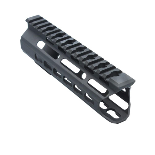  Tiger Rock Inc. FKMUS-7C-GY AR-15 7" Super Slim Light Keymod Free Float Handguard C Cut (MADE IN USA) - GREY 