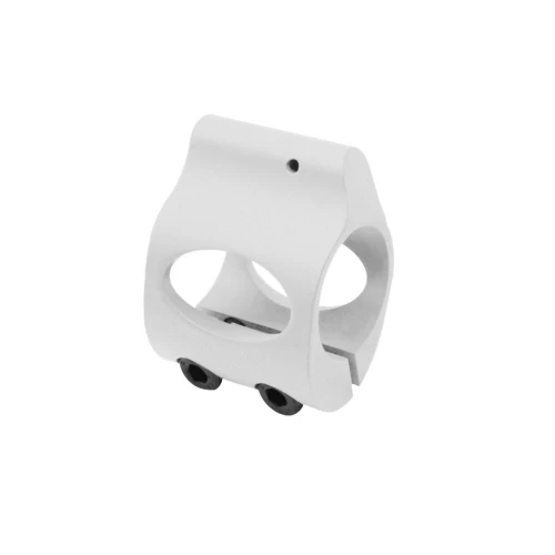 Tiger Rock Inc GB06-WHI Tiger Rock Inc. GB06-WHI .750 Low Profile Steel Gas Block with CLAMP-ON - Cerakote Bright White GB06-WHI