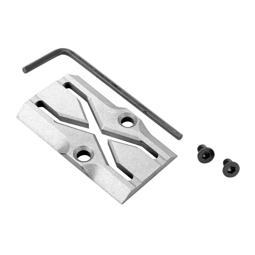  Tiger Rock Inc. GCP102-RAW# Glock RMR Cover Plate for Glock 17/19/26 V2 - Raw 