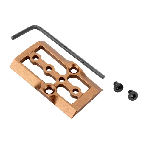 Tiger Rock Inc GCP104-TAN Tiger Rock Inc. GCP104-TAN Glock RMR Cover Plate for Glock 17/19/26 V4 - Tan GCP104-TAN
