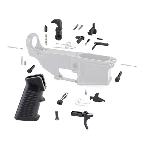 Tiger Rock Inc LPK308-17-TG Tiger Rock Inc. LPK308-17-TG AR-10/LR-308 Lower Parts Kit w/ Standard Grip LPK308-17-TG