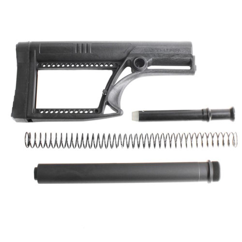 Tiger Rock Inc MBA2-KIT308 Tiger Rock Inc. MBA2-KIT308 AR-10 MBA-2 Luth-AR Rifle Buffer Tube Kit - Black MBA2-KIT308