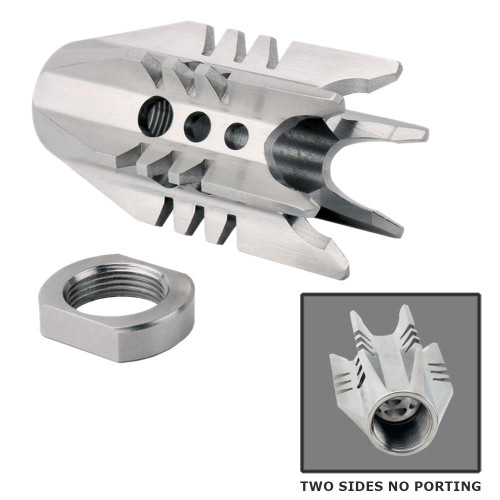 Tiger Rock Inc MBK43S# Tiger Rock Inc. MBK43S# AR-10/LR-308 Booster Flash Hider 5/8x24" Thread Pictch - Stainless MBK43S#