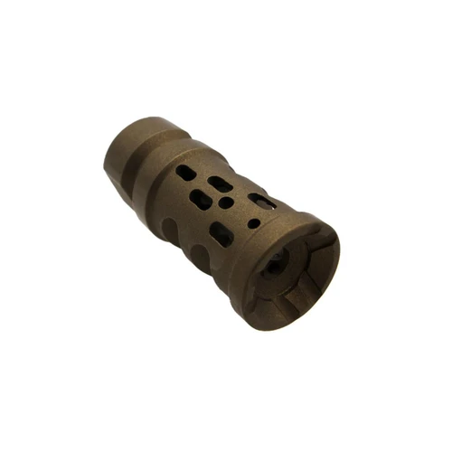 Tiger Rock Inc MBR04D-BBR Tiger Rock Inc. MBR04D-BBR AR-15/.223/5.56 Ported Muzzle Brake Compensator ½x28- Cerakote Burnt Bronze MBR04D-BBR