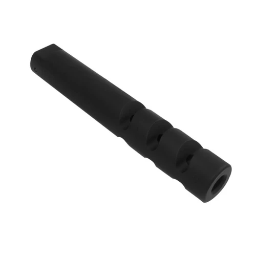 Tiger Rock Inc MBR9-3P Tiger Rock Inc. MBR9-3P AR-9/9x19 6" Muzzle Brake with Six Ports for 1/2"x36 Pitch -Black MBR9-3P