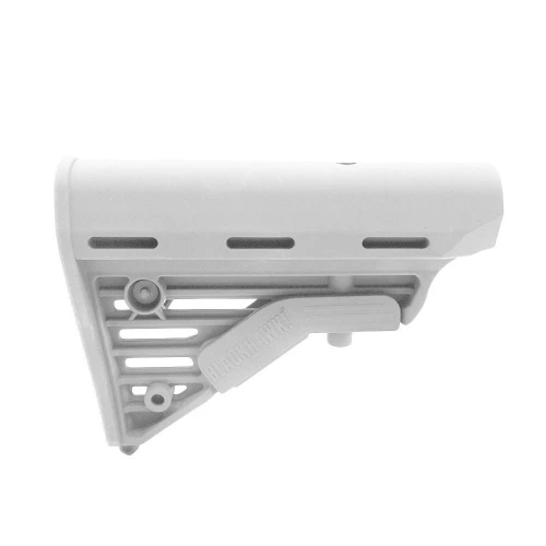 Tiger Rock Inc ST002MBH-WHI Tiger Rock Inc. ST002MBH-WHI 223/5.56 Rifle / AR-10 BLACKHAWK KNOXX BUTTSTOCK-MIL-SPEC - Cerakote White ST002MBH-WHI