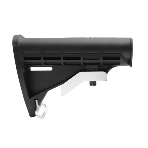 Tiger Rock Inc ST003M-USA-WHI-GRADIENT Tiger Rock Inc. ST003M-USA-WHI-GRADIENT CERAKOTE GRADIENT BRIGHT WHITE | AR-15 Collapsible Standard Version Stock Body-Mil Spec- MADE IN USA ST003M-USA-WHI-GRADIENT