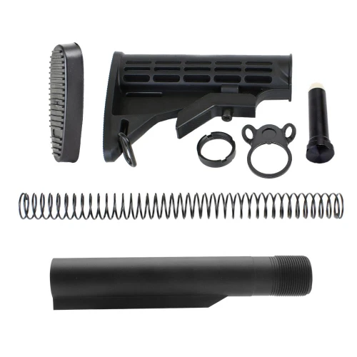 Tiger Rock Inc ST007-D+ST003+BT001 Tiger Rock Inc. ST007-D+ST003+BT001 223/5.56 Rifle 6 Position Stock Kit With Buttpad Combo- Commercial- Light Weight (All Sales Are Final. No refunds or Exchanges) ST007-D+ST003+BT001