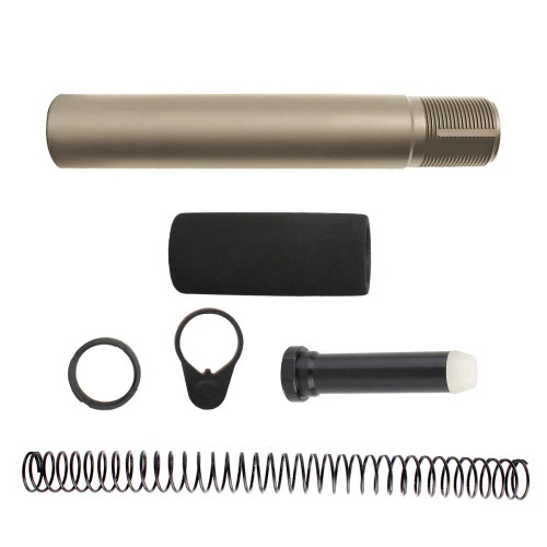 Tiger Rock Inc ST007P-FDE Tiger Rock Inc. ST007P-FDE 223/5.56 Rifle Complete Pistol Buffer Tube Kit - Cerakote FDE ST007P-FDE