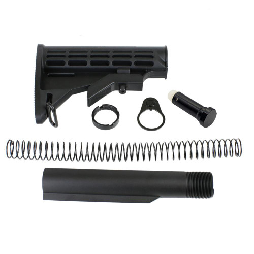  Tiger Rock Inc. ST008M+ST003M AR-10/LR-308 6 Position Stock Kit  w/3.5 OZ Buffer-Mil Spec 