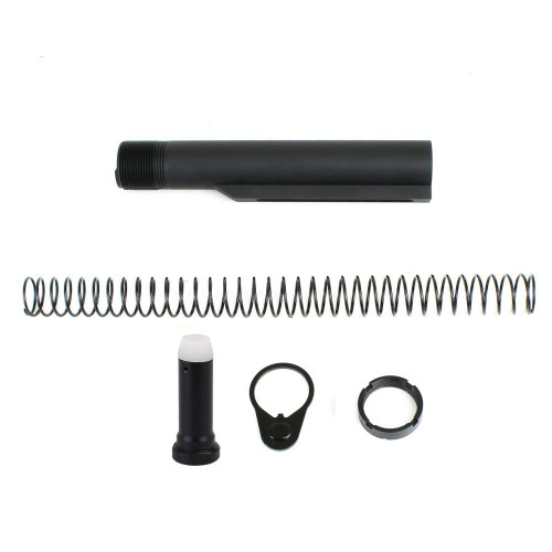 Tiger Rock Inc ST008M-3.8 Tiger Rock Inc. ST008M-3.8 AR-10/LR-308 Six Position Buffer Tube Kit w/ 3.8 OZ Buffer-Mil Spec ST008M-3.8