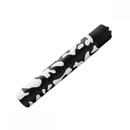 Tiger Rock Inc T-K-WHI-CAM Tiger Rock Inc. T-K-WHI-CAM CERAKOTE CAMO| 223/5.56 Rifle Custom Made Pistol Buffer Tube| Black and Bright White T-K-WHI-CAM