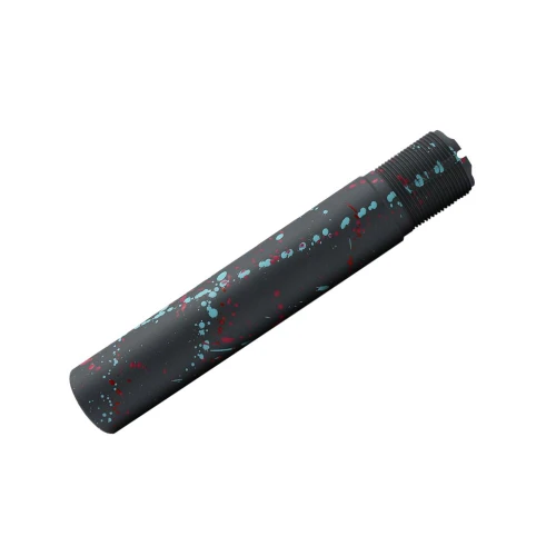 Tiger Rock Inc T-P-SGY-SPLATTER Tiger Rock Inc. T-P-SGY-SPLATTER Cerakote Splatter| AR- Pistol Buffer Tube - Base Sniper Gray- Pattern- Red- Pink- Robins Egg T-P-SGY-SPLATTER
