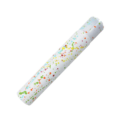  Tiger Rock Inc. T-P-WHI-SPLATTER CERAKOTE SPLATTER | AR-15 Pistol Buffer Tube--BASE BRIGHT WHITE- PATTERN- RGB-RED-PNK-ORG-LEM-ZBG 