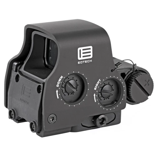 EOTECH EXPS2-0GRN Holographic Sight - Green Reticle for Enhanced Target Acquisition & Durability, black tactical sight with adjustment knobs and lens for firearms.