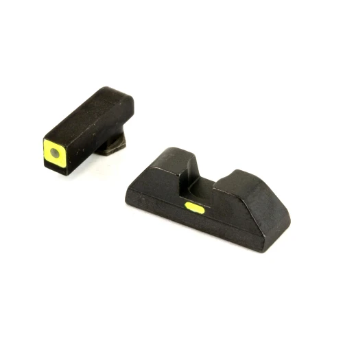 AmeriGlo GL-605 Combat Pistol Sight Set for Glock 42/43 - Enhanced Target Acquisition with Tritium Front and Horizontal Strip Rear