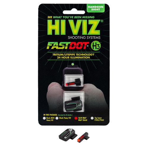 Hi-Viz GMPFD21 Hi-Viz - GMPFD21 - Hiviz Fastdot H3 S&w Mp Shield NPGMPFD21