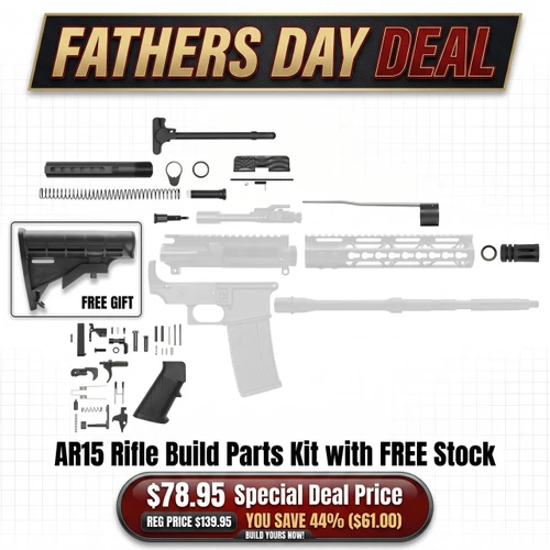 Tiger Rock Inc RK15KIT AR15 Rifle Build Parts Kit FREE Stock