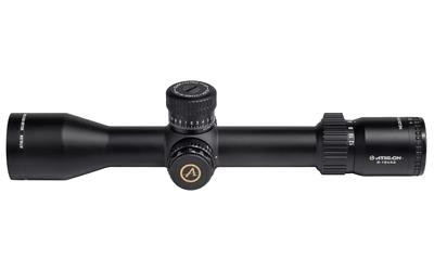 ATHLON Helos BTR GEN2 2-12x42 Riflescope, black scope with adjustable turrets and illuminated reticle for versatile precision shooting.