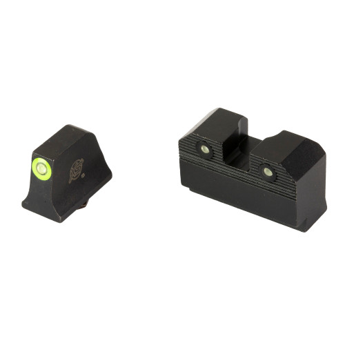 XS R3D 2.0 Night Sights for Glock 21 - Suppressor Height Green Ring Tritium Sights