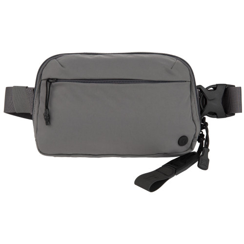 Vertx VTX5264 WGY Everyday Fanny Pack 2.0 - Compact, CCW-Ready, Water-Resistant Gear, gray tactical waist bag with front zipper pocket, adjustable strap, and secure buckle.