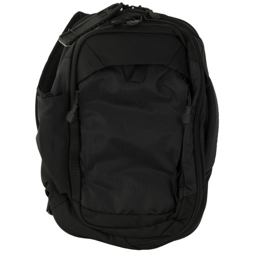 Vertx 5042-IBK Easy Access Sling Bag, black tactical sling bag made from durable 210D Nylon Ripstop and 1680D Ballistic Nylon for everyday carry (EDC) gear with multiple compartments and adjustable straps.