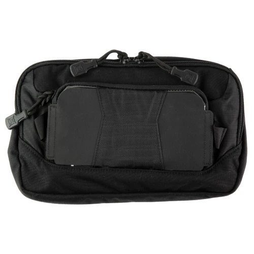 Vertx SOCP Tactical Fanny Pack - Large EDC Concealment Bag with Adjustable Strap & Hidden Pockets, black tactical waist bag with multiple compartments and secure closures.