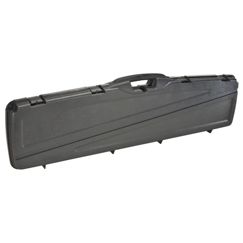 Plano 150204 Gun Storage Case with High Density Foam - Secure Transport for Rifles & Shotguns | Durable 4 Pack, black plastic hard case for rifles and shotguns with handle and secure latches.