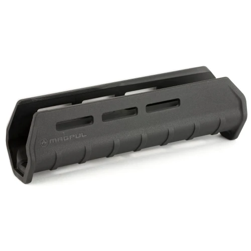 Magpul Industries MAG494-BLK MOE M-LOK Forend for Mossberg 590/590A1 Shotguns, a tactical black polymer forend with enhanced modularity and accessory compatibility for firearm customization.