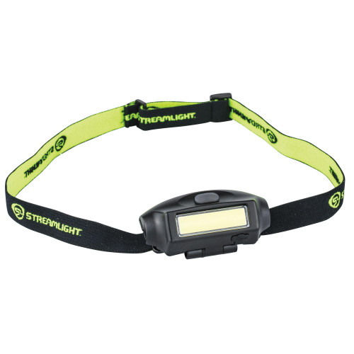 Streamlight 61702 The Bandit USB Rechargeable Headlamp, lightweight, waterproof headlamp with impact-resistant design, featuring adjustable straps and high lumen output.