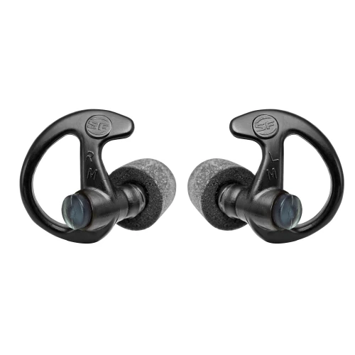 Surefire EP10-BK-MPR Filtered Earplugs 30dB Noise Reduction