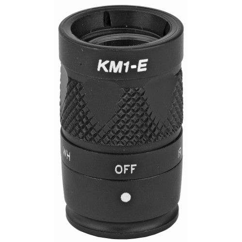 Surefire KM1-E-BK Tactical Weapon Light Bezel Assembly, black, with 250 lumens and infrared illumination, designed for M300 Scout Light.