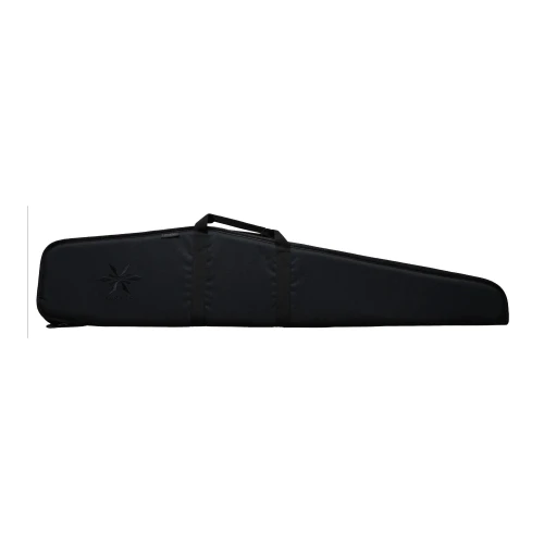 Legend Outdoor Gear PEG200-BK, black padded rifle case with shoulder strap and zipper closure design.