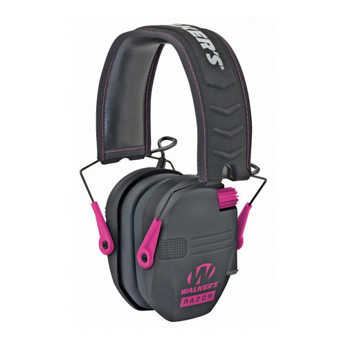 Walker's GWP-RSEM-PNK WALKER'S RAZOR SLM ELEC MUFF BLK/PNK WALGWP-RSEM-PNK