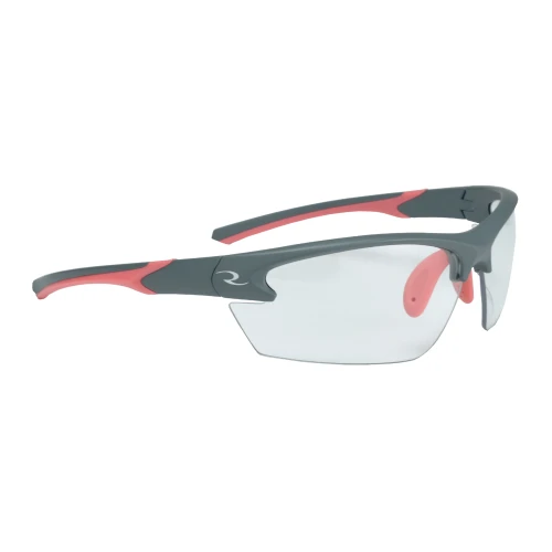 Radians Ladies Coral/Clear Safety Glasses - Stylish Eye Protection with 99.9% UVA/UVB Protection