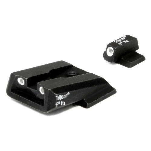 Trijicon SA37-600442 Night Sights - Fast Target Acquisition for Any Lighting Condition, black firearm night sights with adjustable features and high visibility design
