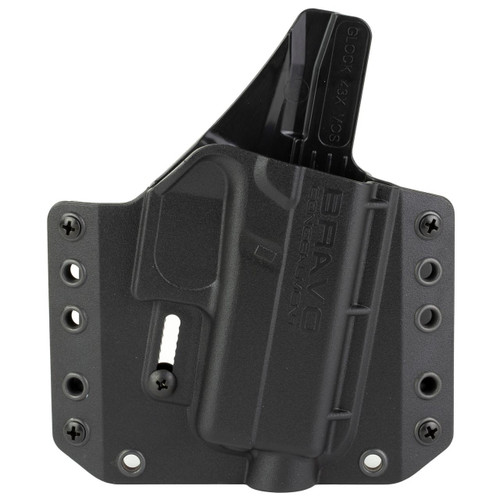 Bravo Concealment BC10-1028 BRAVO BCA GLOCK 43/43X MOS OWB RH BRVBC10-1028