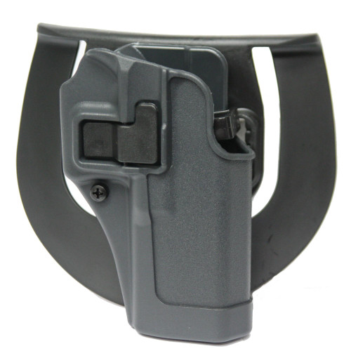 BLACKHAWK 413500BK-R SERPA Sportster Holster, durable injection molded polymer holster for Glock 17/22/31, right hand concealed carry and range use.