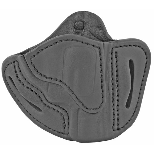 1791 Gunleather 1791 HLSTR STEALTH BLACK RH J FRAME, black leather concealed carry holster for revolvers.