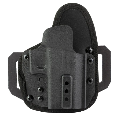 Adaptive Tactical OMNICARRY Holster HT-01002-R, a universal IWB concealed carry holster designed for over 300 handguns, shown in black with adjustable clips.