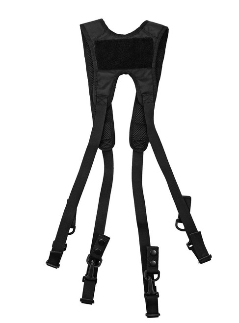 Grey Ghost Gear 10017-2 Grey Ghost Gear LE Duty Belt Suspenders, Harness, Black GGP100172
