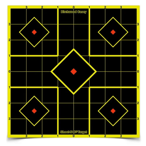 Birchwood Casey SHT-N-C Sight In Target BC-34112 - Self-Adhesive Precision Shooting Targets