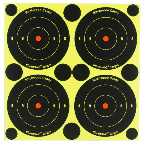 Birchwood Casey BC-34375 SHT-N-C RND Bullseye Target - Perfect for Precision Shooting