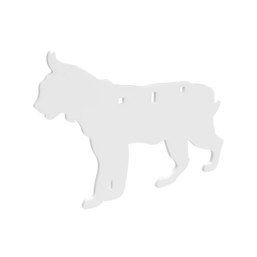 Birchwood Casey BC-47707 AR500 3/8" Silhouette Bobcat Target - Durable & High-Visibility Shooting Gear
