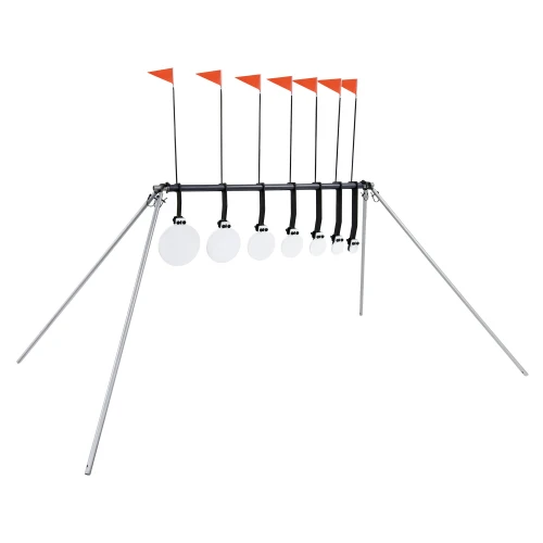Birchwood Casey BC-CF-KYL-12 Shooting Targets Set, durable AR500 steel targets with hit indicators, designed for range practice and competition shooting.