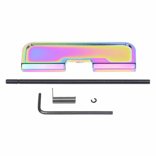 Guntec USA 223GATE-G3-RPVD Guntec USA 223GATE-G3-RPVD Ejection Port Dust Cover Assembly (Gen 3) (Rainbow PVD Coated) 223GATE-G3-RPVD